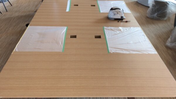 補修例　100万円のテーブル