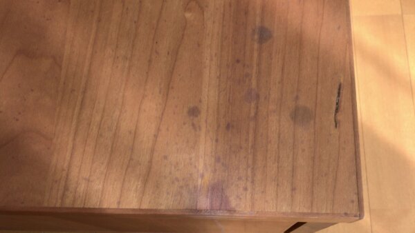 補修例　無垢　テレビボード