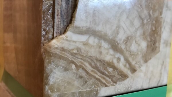 補修例　大理石テーブル