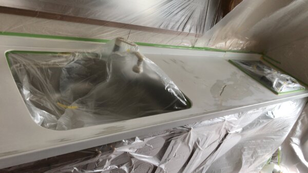 補修例　人工大理石