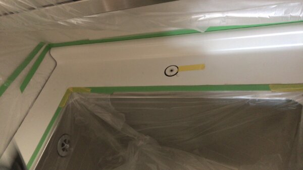 補修例　人工大理石