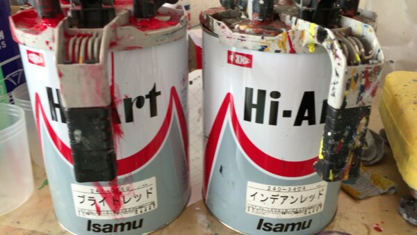 補修日記　調色