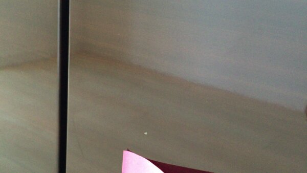 補修日記　鏡面　システムキッチン