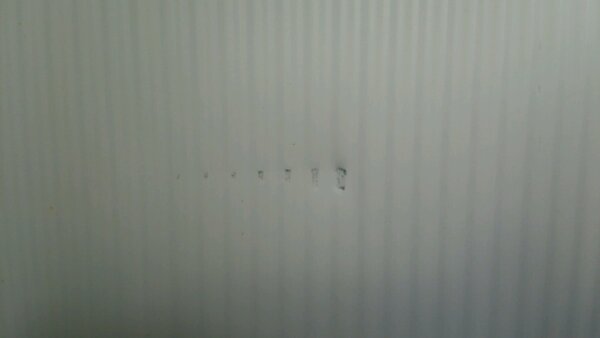 補修日記　金属サイディング　フッ素系