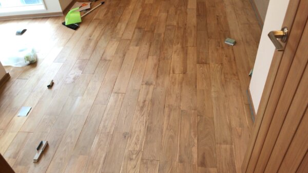 補修例　フローリング　リノベーション