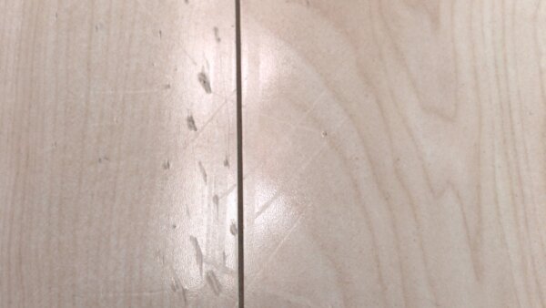 補修例　無垢床